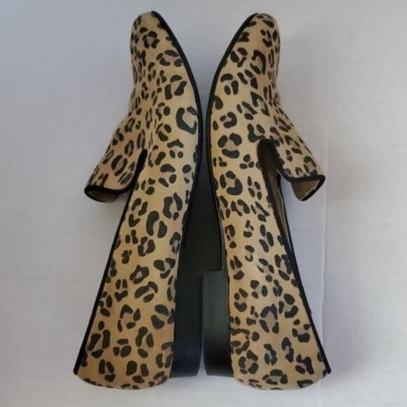 Steve Madden Flats Loafers Slip On Shoes Leopard Print Leather Women's WOMAN'S 7 - Picture 8 of 16